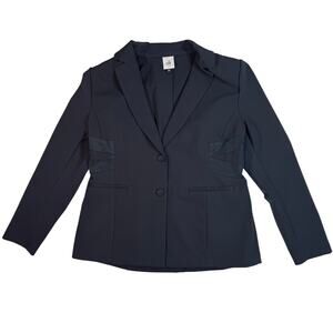 Cabi Women’s 8 Navy Blue Blazer Stretch Nylon/Spandex Tailored Career Jacket